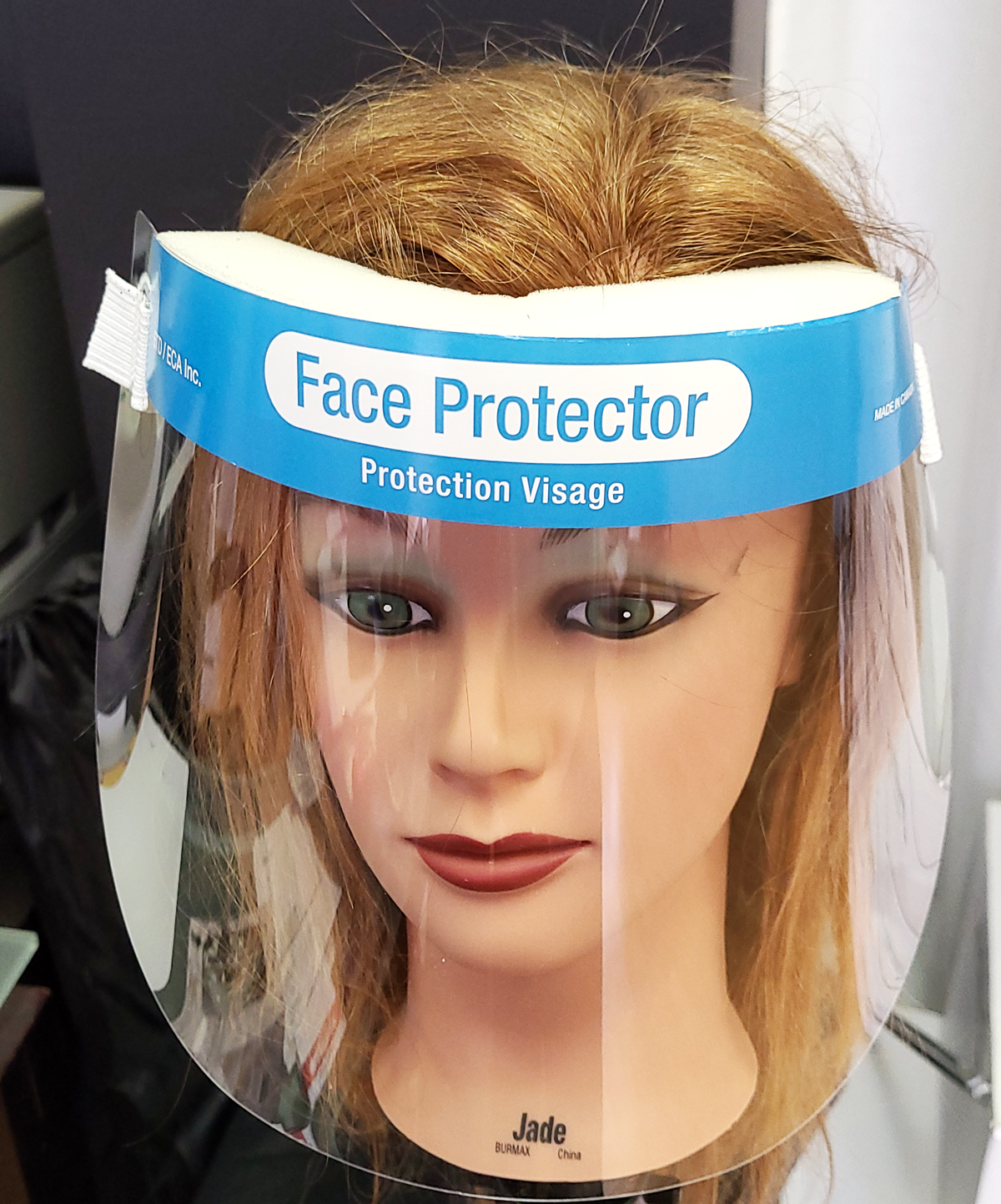 Visière de protection ajustable