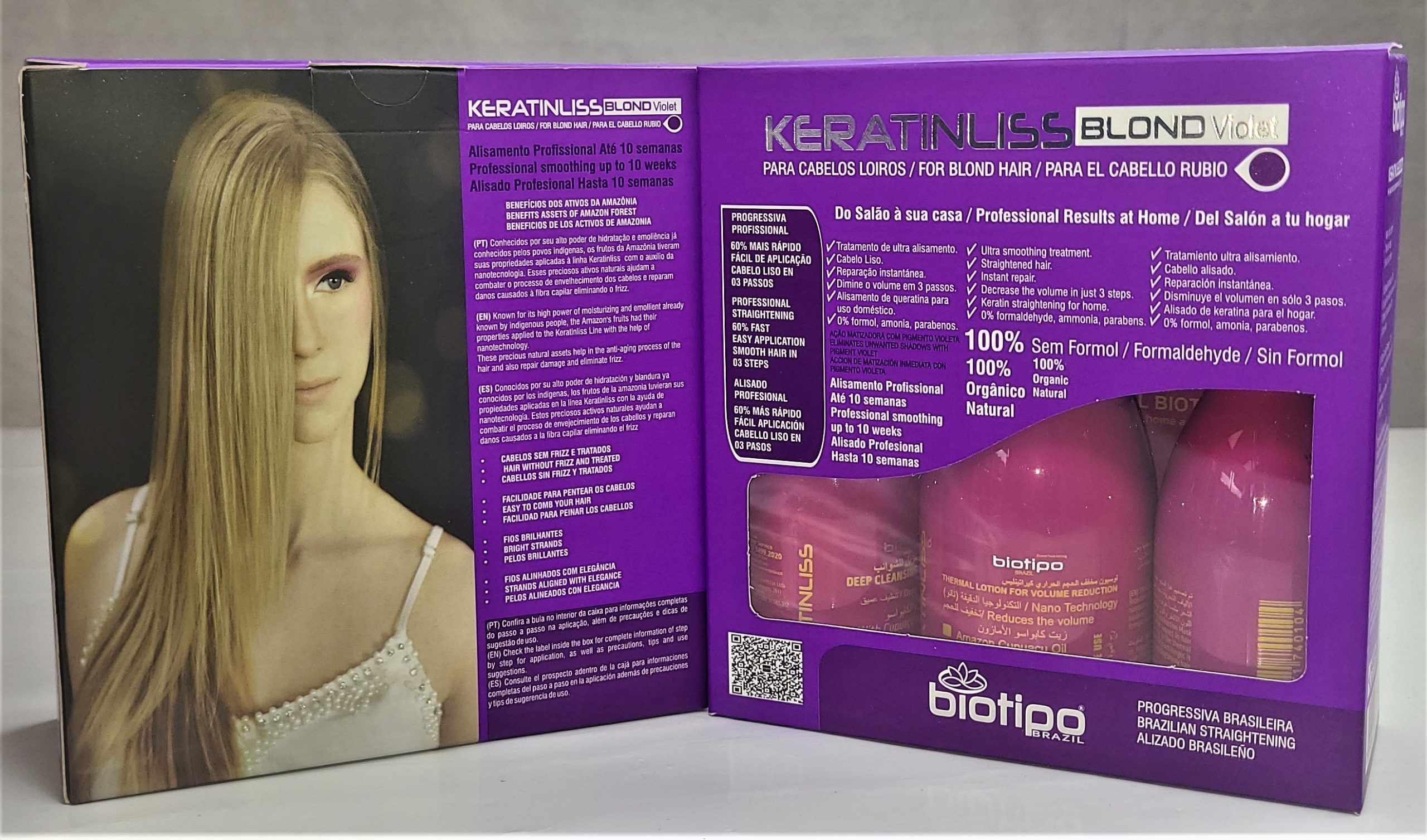 KERATINLISS LISSAGE BLOND Système – Image 3