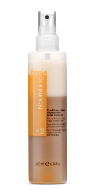 Fanola Après-shampoing restructurant biphasé sans rinçage.