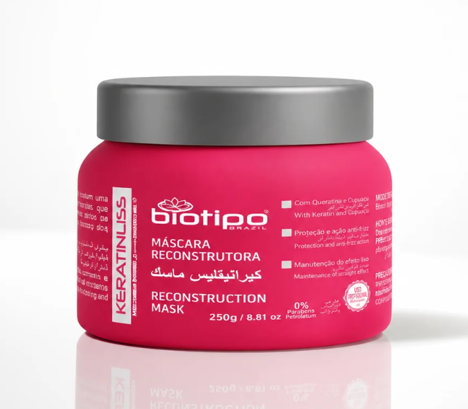 KERATINLISS Masque Reconstructeur Cheveux noirs
