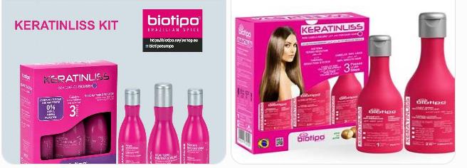 KERATINLISS Professionnel Kit complet Cheveux noirs